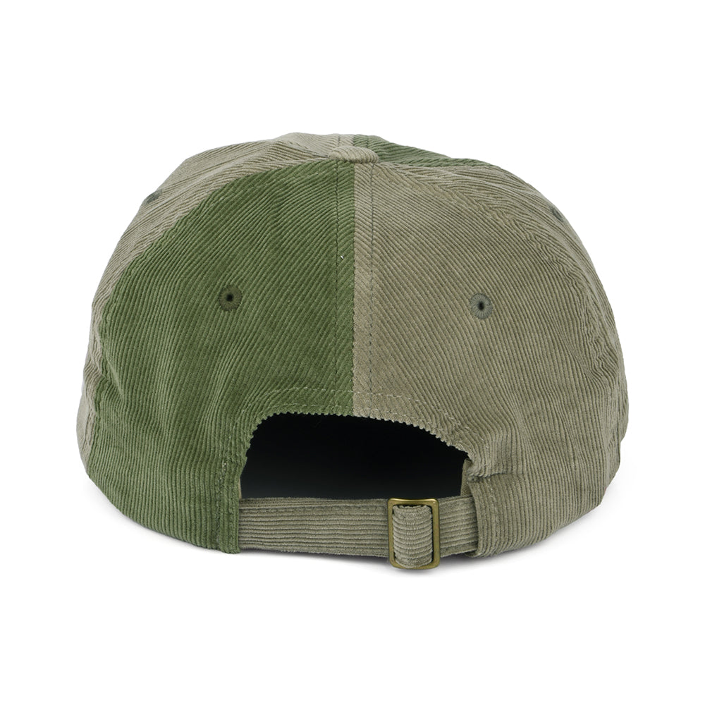 Brixton Alton LP Kord Baseball Cap Zweifarbig - Olivgrün