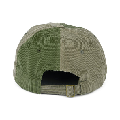 Brixton Alton LP Kord Baseball Cap Zweifarbig - Olivgrün