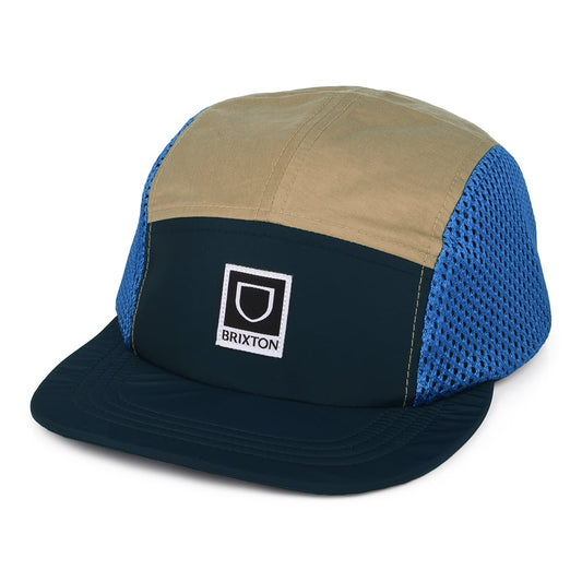 Brixton Beta X LP Mesh 5 Paneelen Cap - Bronze-Petrol-Marineblau
