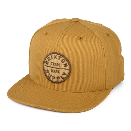 Brixton Oath III Snapback Cap - Kupferrot