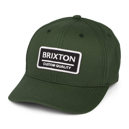 Brixton Palmer Proper NetPlus MP Snapback Cap - Olivgrün
