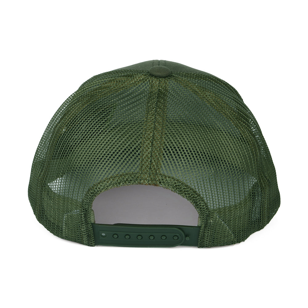 Brixton Rival Stamp NetPlus MP II Trucker Cap - Olivgrün