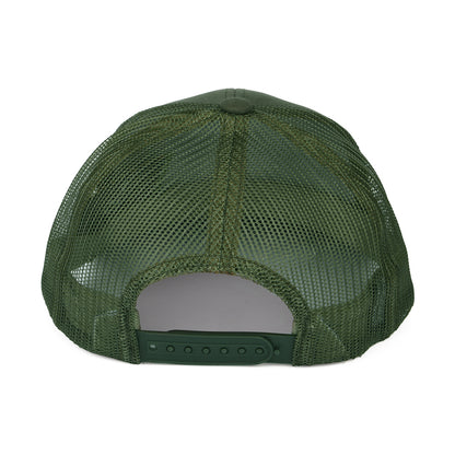 Brixton Rival Stamp NetPlus MP II Trucker Cap - Olivgrün