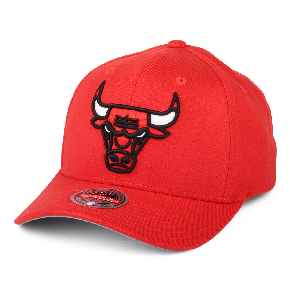 Mitchell & Ness Chicago Bulls Snapback Cap - NBA Team Ground Stretch - Rot