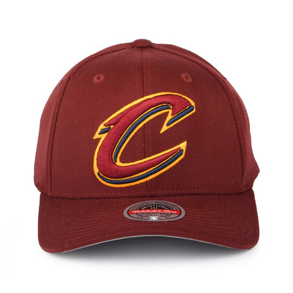 Mitchell & Ness Cleveland Cavaliers Snapback Cap - NBA Team Ground Stretch - Burgunderrot