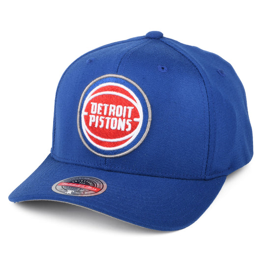 Mitchell & Ness Detroit Pistons Snapback Cap - NBA Team Ground Stretch - Königsblau