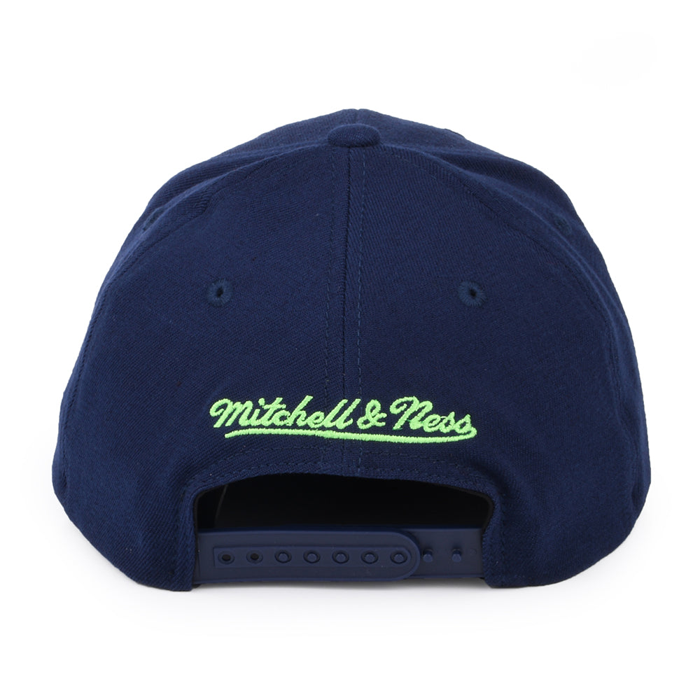Mitchell & Ness Minnesota Timberwolves Snapback Cap - NBA Wool 2 Tone Stretch - Marineblau-Blau