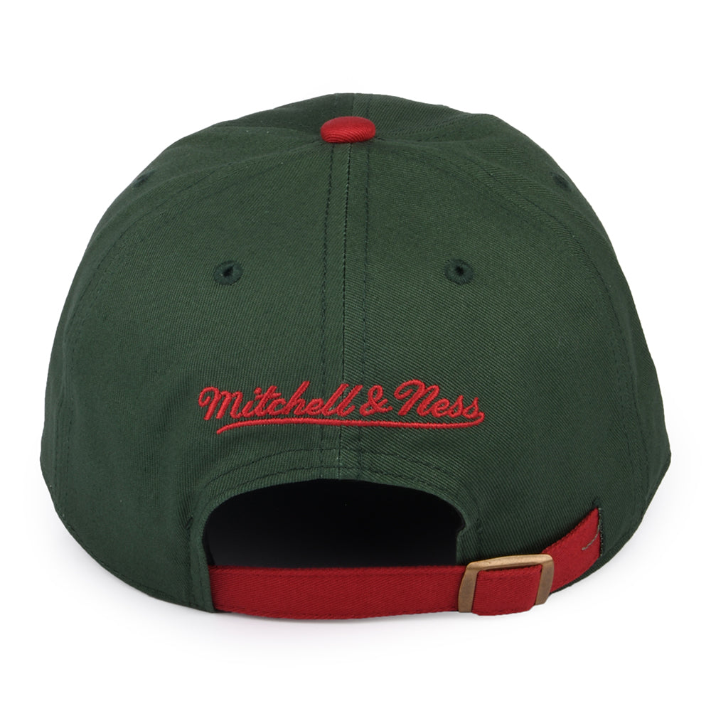 Mitchell & Ness Seattle Supersonics Strapback Cap - NBA 2 Tone HWC - Grün-Rot