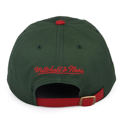 Mitchell & Ness Seattle Supersonics Strapback Cap - NBA 2 Tone HWC - Grün-Rot