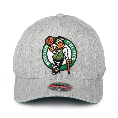 Mitchell & Ness Boston Celtics Snapback Cap - NBA Team Heather Stretch - Meliertes Grau