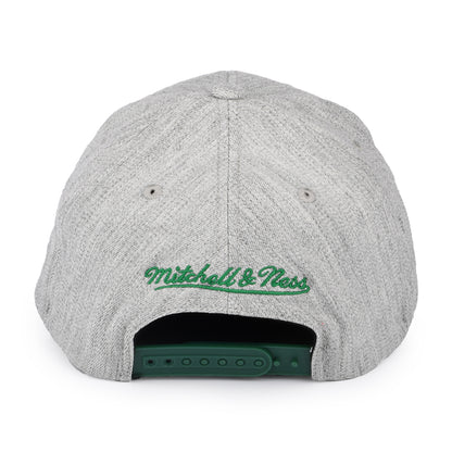 Mitchell & Ness Boston Celtics Snapback Cap - NBA Team Heather Stretch - Meliertes Grau