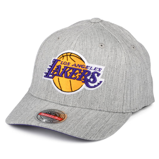Mitchell & Ness L.A. Lakers Snapback Cap NBA Team Heather Stretch - Meliertes Grau