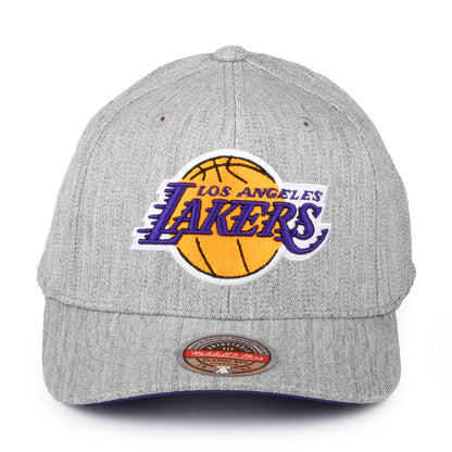 Mitchell & Ness L.A. Lakers Snapback Cap NBA Team Heather Stretch - Meliertes Grau