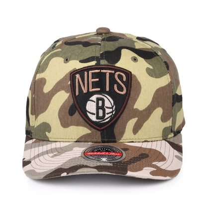 Mitchell & Ness Brooklyn Nets Snapback Cap - NBA Woodland Desert Stretch - Tarnfarben
