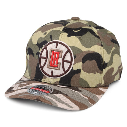 Mitchell & Ness L.A. Clippers Snapback Cap - NBA Woodland Desert Stretch - Tarnfarben
