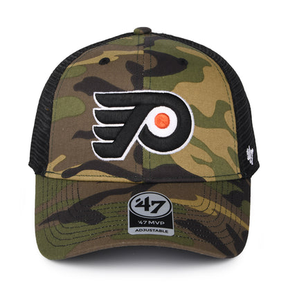 47 Brand Philadelphia Flyers Trucker Cap - NHL Camo Branson MVP - Tarnfarben