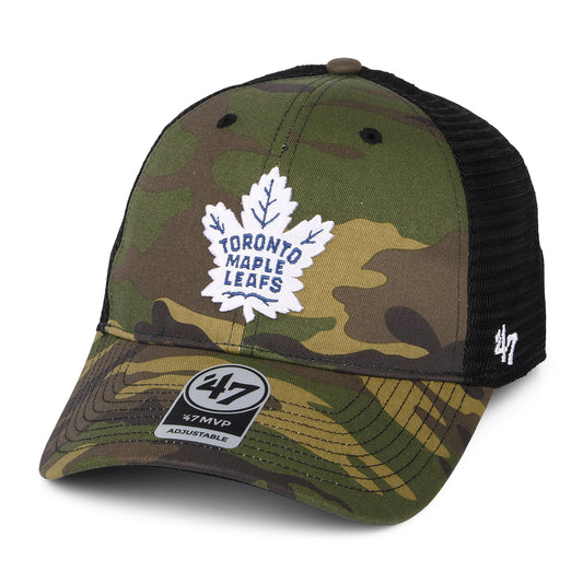 47 Brand Toronto Maple Leafs Trucker Cap - NHL Camo Branson MVP - Tarnfarben
