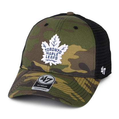47 Brand Toronto Maple Leafs Trucker Cap - NHL Camo Branson MVP - Tarnfarben