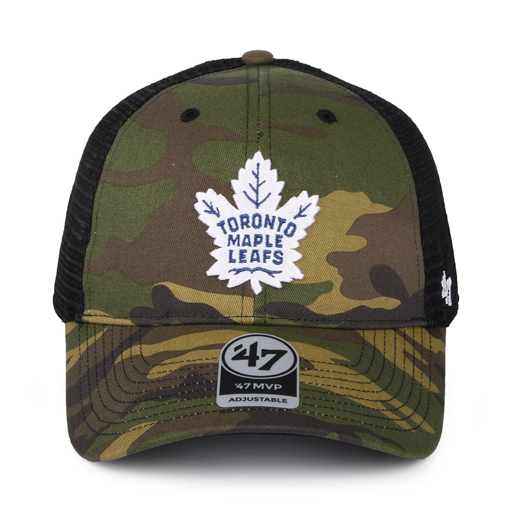 47 Brand Toronto Maple Leafs Trucker Cap - NHL Camo Branson MVP - Tarnfarben