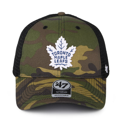 47 Brand Toronto Maple Leafs Trucker Cap - NHL Camo Branson MVP - Tarnfarben