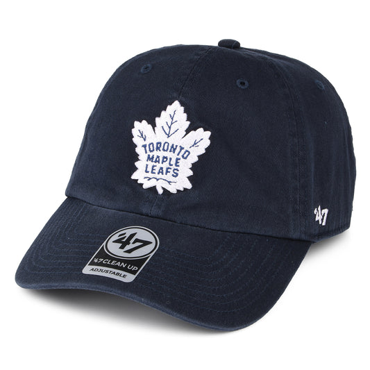 47 Brand Toronto Maple Leafs Baseball Cap - NHL Clean Up - Marineblau