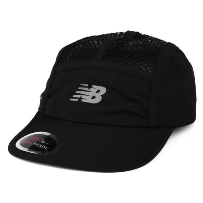 New Balance Running Stash Knautschbarer 5 Paneelen Cap - Schwarz