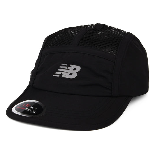 New Balance Running Stash Knautschbarer 5 Paneelen Cap - Schwarz