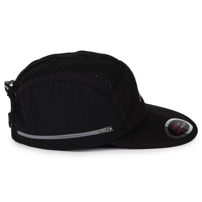 New Balance Running Stash Knautschbarer 5 Paneelen Cap - Schwarz