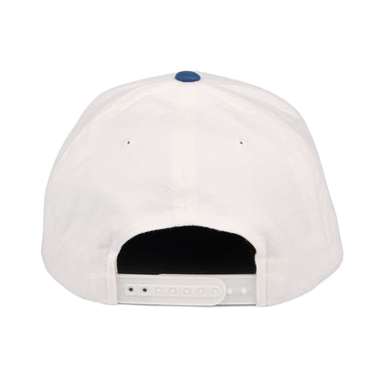 Brixton Oath III Snapback Cap - Cremeweiß-Himmelblau