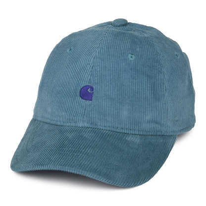 Carhartt WIP Harlem Kord Baseball Cap - Eisblau