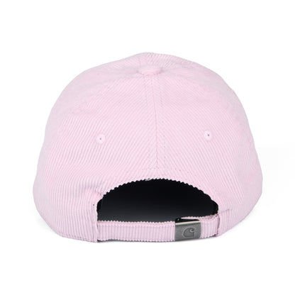 Carhartt WIP Harlem Kord Baseball Cap - Hellrosa