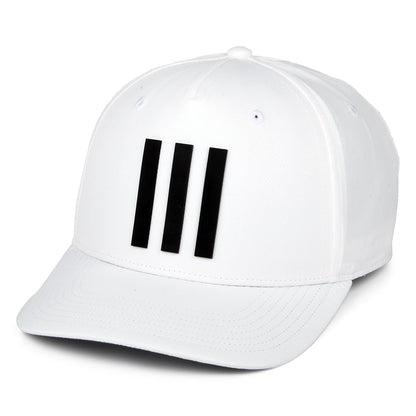 Adidas Golf Tour 3 Stripes Recycled Baseball Cap - Weiß