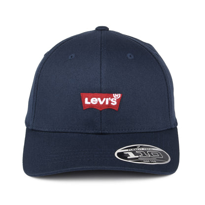 Levi's Mid Batwing Flexfit Baseball Cap - Marineblau