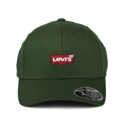 Levi's Mid Batwing Flexfit Baseball Cap - Militärgrün