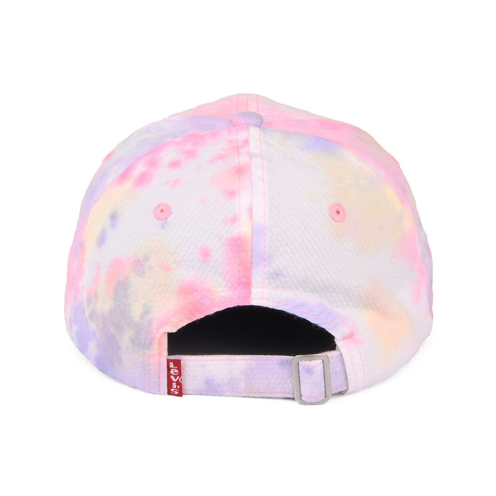 Levi's Damen Poster Logo Baseball Cap Tie Dye Flexfit - Mehrfarbig