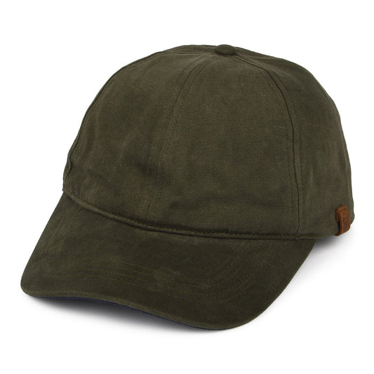 Failsworth Baseball Cap aus Baumwoll-Canvas - Khaki-Marineblau