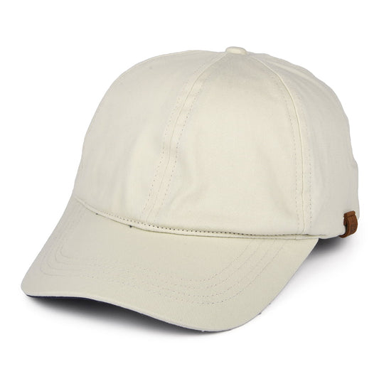 Failsworth Baseball Cap aus Baumwoll-Canvas - Steingrau-Marineblau