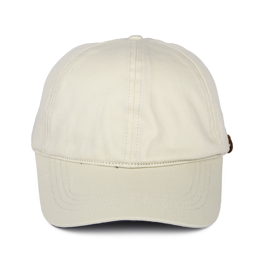Failsworth Baseball Cap aus Baumwoll-Canvas - Steingrau-Marineblau