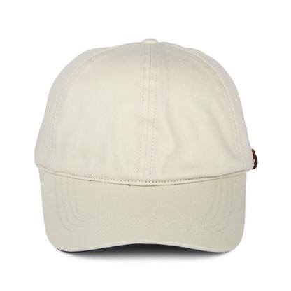 Failsworth Baseball Cap aus Baumwoll-Canvas - Steingrau-Marineblau