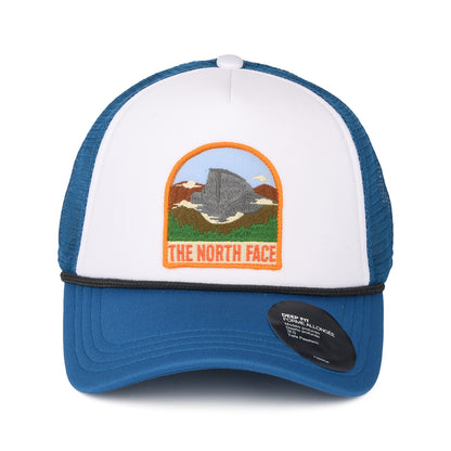 The North Face Valley Trucker Cap - Mittelblau-Weiß