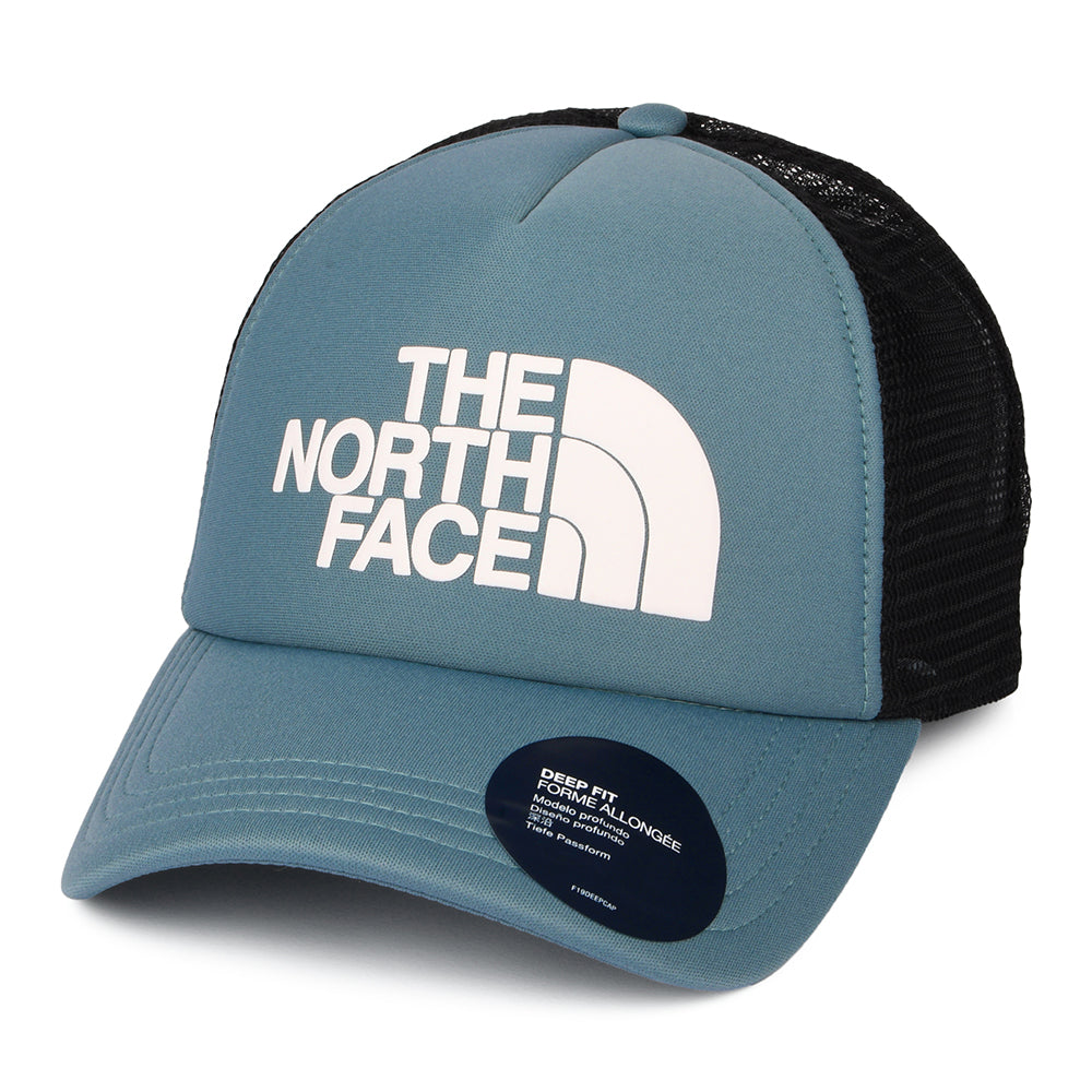 The North Face TNF Logo Deep Fit Trucker Cap - Schieferblau