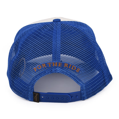 Triumph Motorcycles Oil Trucker Cap - Blau-Weiß