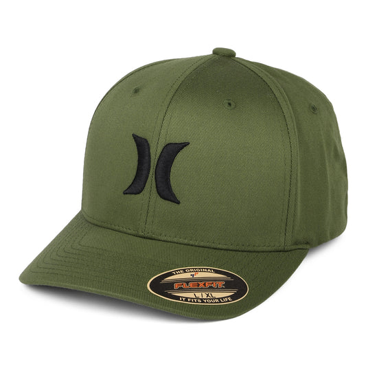 Hurley One & Only Flexfit Baseball Cap - Olivgrün