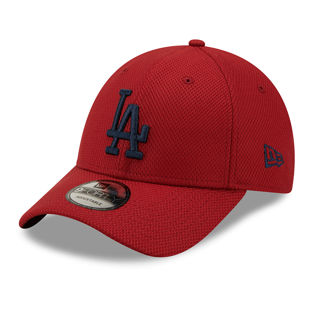 New Era 9FORTY L.A. Dodgers Baseball Cap - MLB Diamond Era - Weinrot