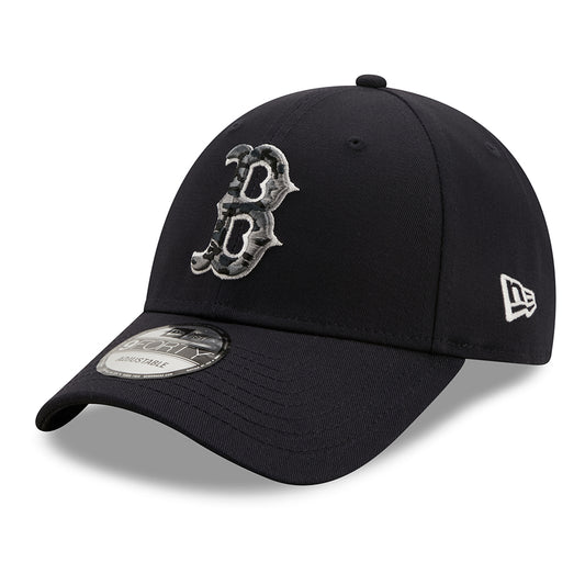 New Era 9FORTY Boston Red Sox Baseball Cap - MLB Camo Infill - Mitternachtblau-Tarnfarben
