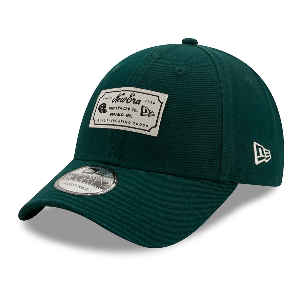 New Era 9FORTY Baseball Cap - NE Heritage - Dunkelgrün
