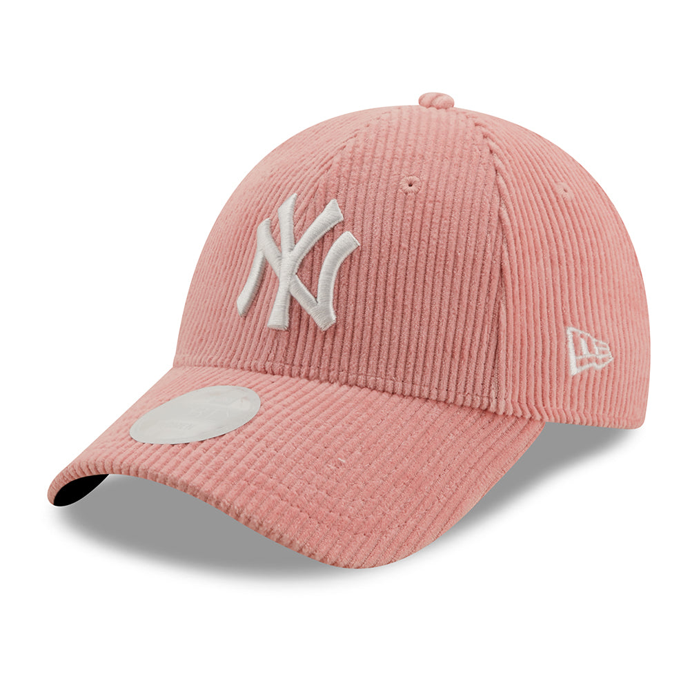 New Era Damen 9FORTY New York Yankees Baseball Cap - MLB Fashion Kord - Rosa