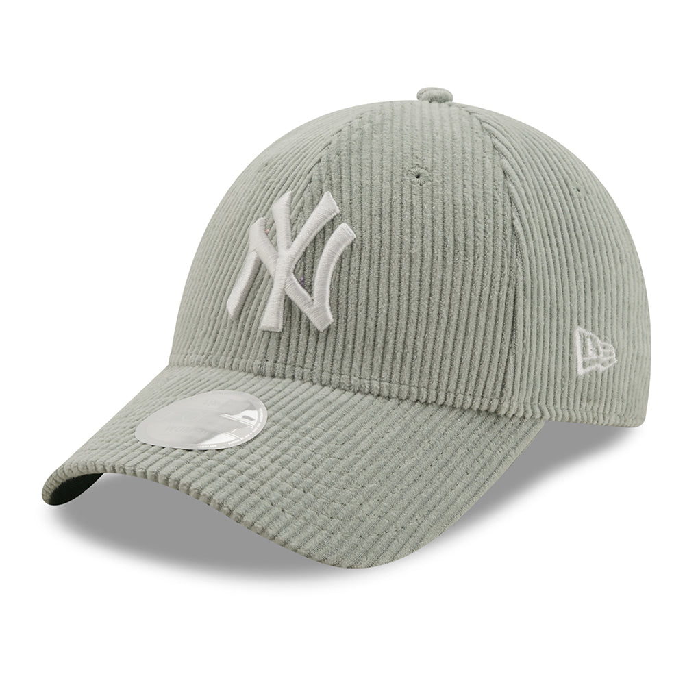 New Era Damen 9FORTY New York Yankees Baseball Cap - MLB Fashion Kord - Minzgrün