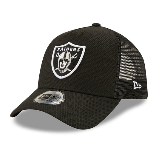 New Era A-Frame Las Vegas Raiders Trucker Cap - MLB Diamond Era - Schwarz