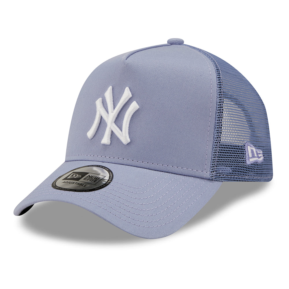 New Era A-Frame New York Yankees Trucker Cap - MLB Tonal Mesh - Veilchenblau